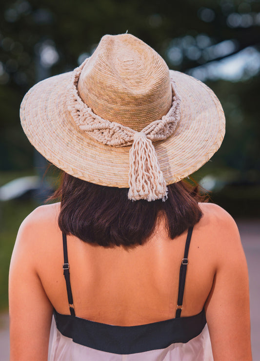 SOMBRERO TRENZA TEJIDO